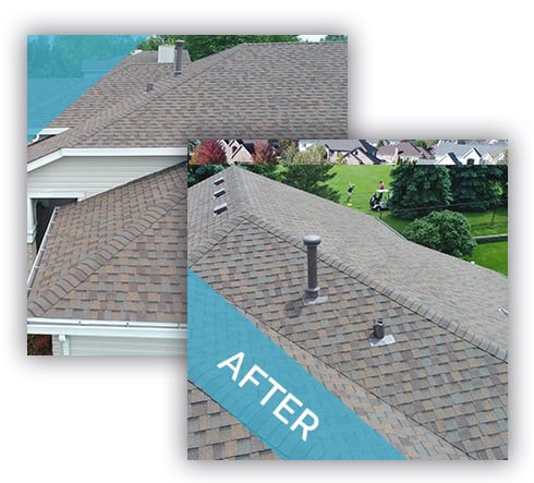 The same roof after Proliance finished, project 1