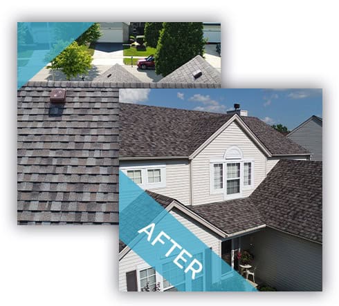 The same roof after Proliance finished, project 2