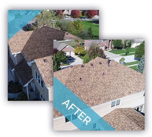 The same roof after Proliance finished, project 5