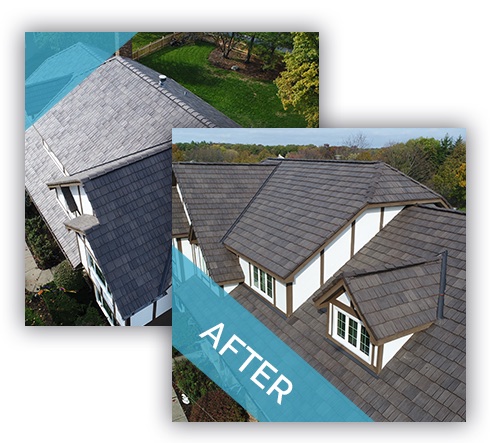 The same roof after Proliance finished, project 6