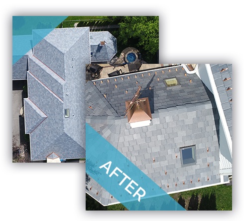 The same roof after Proliance finished, project 7