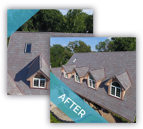 The same roof after Proliance finished, project 8